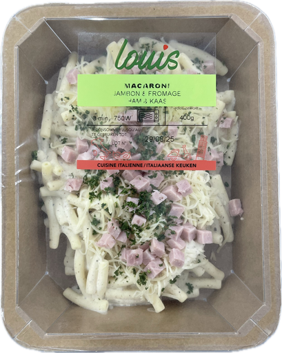 MACARONI JAMBON-FROMAGE 400gr. (RTS)
